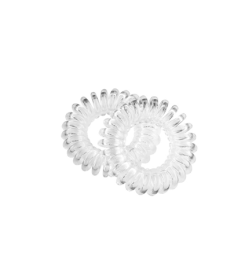 PACK 2 GOMAS ESPIRAL MEDIANA 45MM TRANSPARENTE