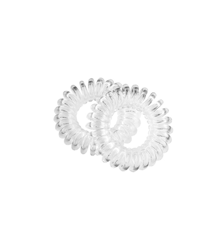PACK 2 GOMAS ESPIRAL MEDIANA 45MM TRANSPARENTE