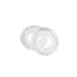 PACK 2 GOMAS ESPIRAL MEDIANA 45MM TRANSPARENTE