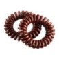 PACK DE 2 GOMAS ESPIRAL MEDIANA 45MM MARRON