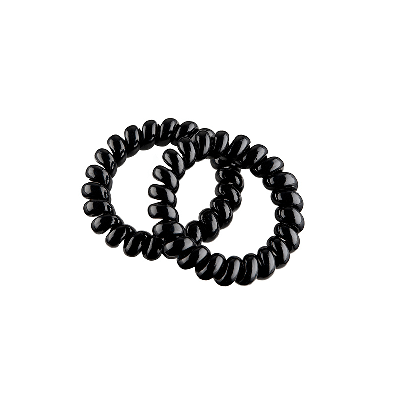 PACK DE 2 GOMAS ESPIRAL GRANDE 55MM NEGRA