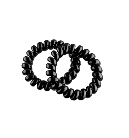 PACK DE 2 GOMAS ESPIRAL GRANDE 55MM NEGRA