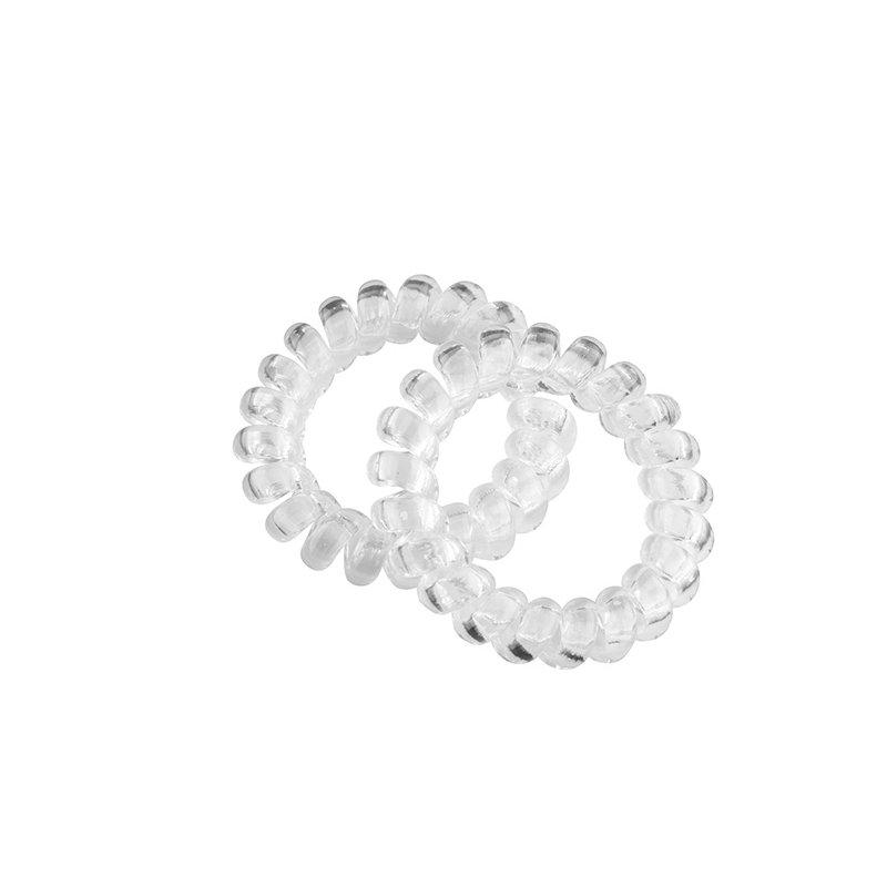 PACK 2 GOMAS ESPIRAL GRANDE 55MM TRANSPARENTE