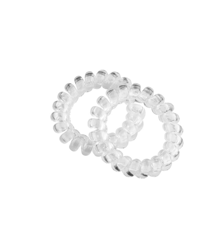 PACK 2 GOMAS ESPIRAL GRANDE 55MM TRANSPARENTE