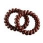 PACK DE 2 GOMAS ESPIRAL GRANDE 55MM MARRON