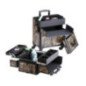 MALETA TROLLEY 4 CUERP.LEOPARDO 37X24,5X70,5CM