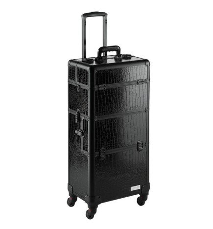 MALETA TROLLEY 4 CUERPOS NEGRA 37X24,5X70,5CM