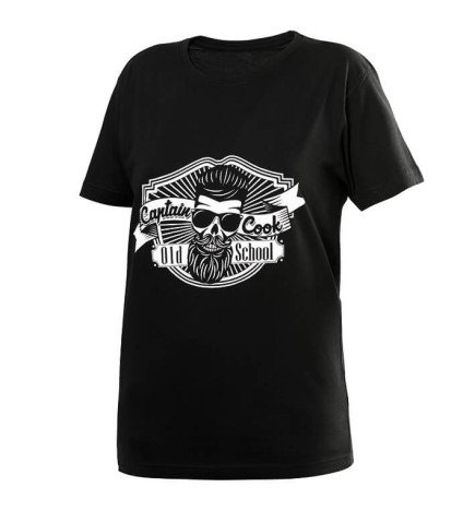 CAMISETA NEGRA CAPTAIN COOK TALLA XL