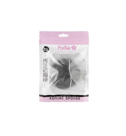 ESPONJA KONJAC CARBON NATURAL