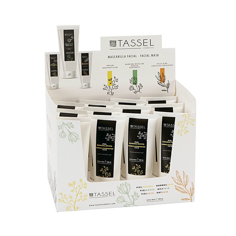 EXP. 12 MASCARILLAS FACIALES SURTIDAS 100ML.