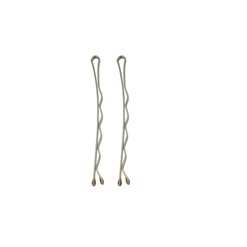 BLISTER 24 CLIPS LARGOS BRONCE