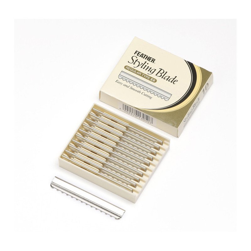 CAJA 10 CUCHILLAS FEATHER STYLING RAZOR