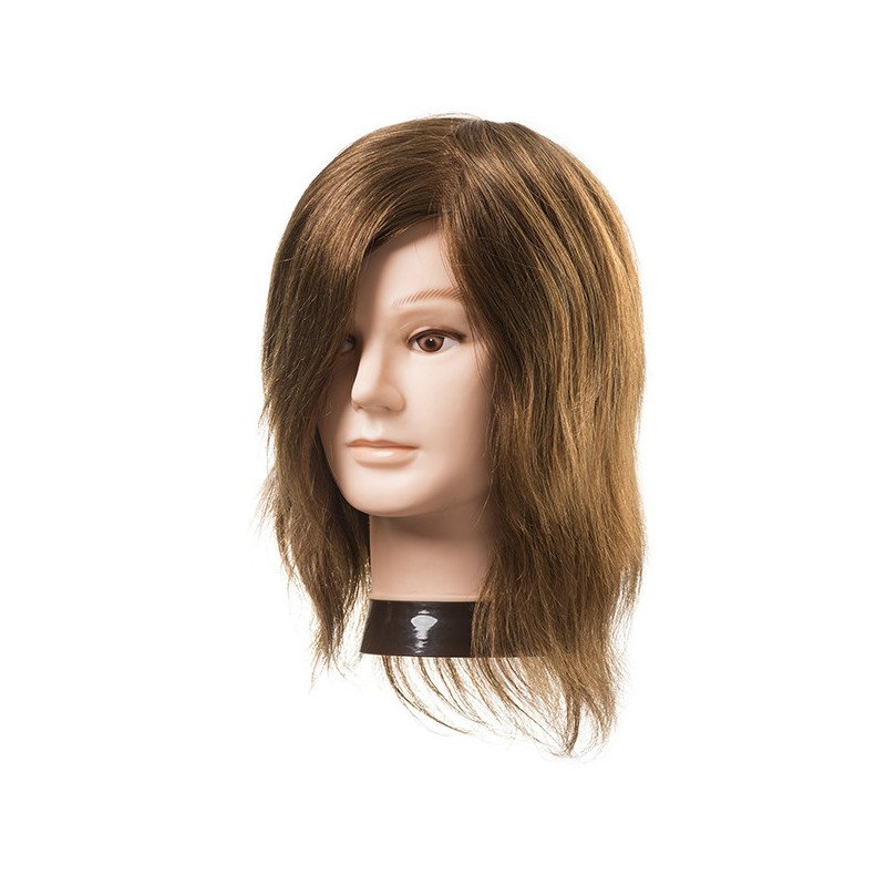 CABEZA MANIQUÍ JOE SIN BARBA CABELLO NATURAL 15-18CM.
