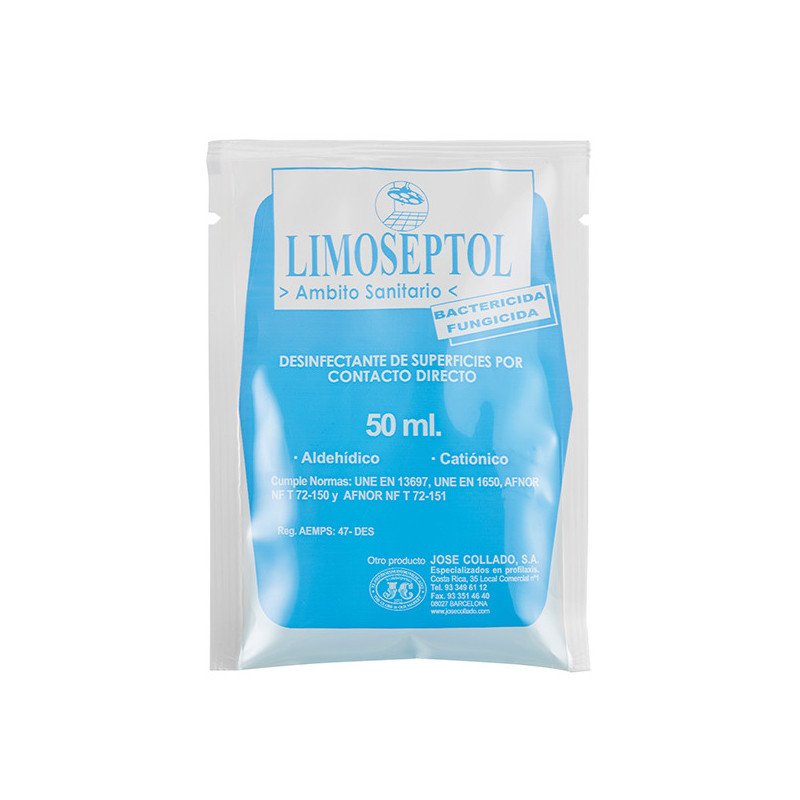 SACHET DESINFECTANTE 50ML.