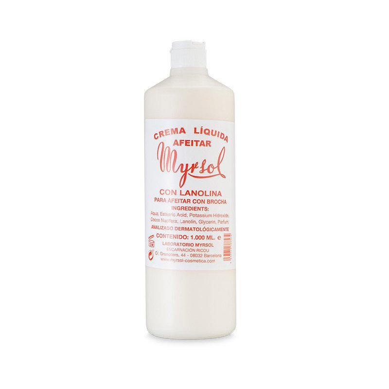 MYRSOL JABON LIQUIDO AFEITADO 1000ML.