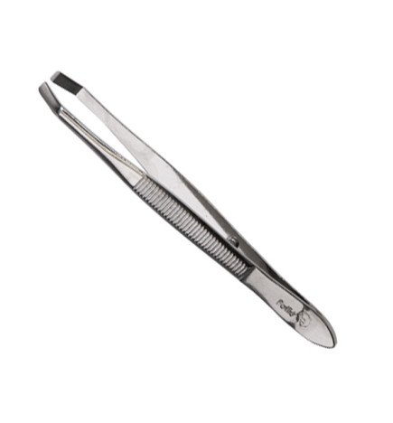PINZA DEPILAR POLLIE 8 CM. CROMADA TESTA