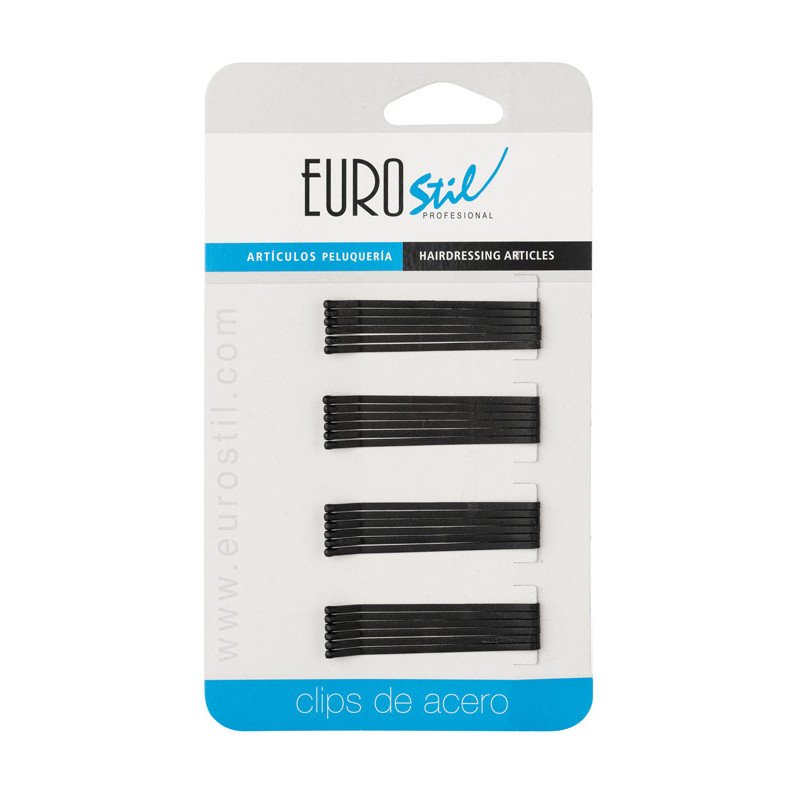 CARTON 24 CLIPS 50MM.NEGRO MATE ANTIDESLIZANTE