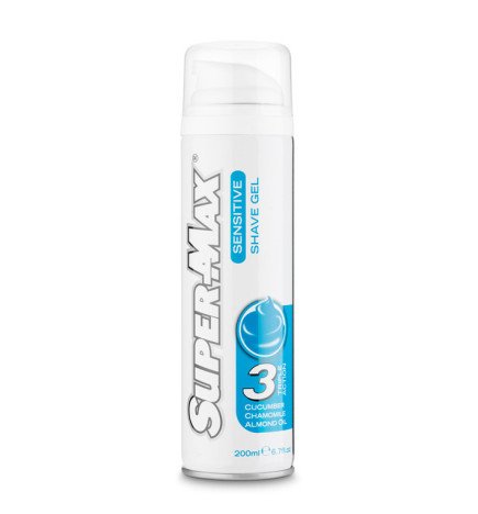 GEL AFEITAR SUPERMAX SENSITIVE 200 ML