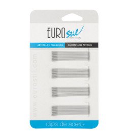 CARTON 24 CLIPS 50MM.GRIS MATE ANTIDESLIZANTE