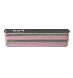 PACK 12 LIMAS 600/600 NEGRA RECTA ACOLCHADA