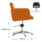 SILLON VENUS NARANJA