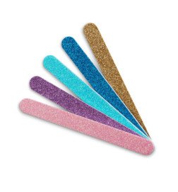 BOLSA 5 LIMAS ACOLCHADAS COLORES PURPURINA