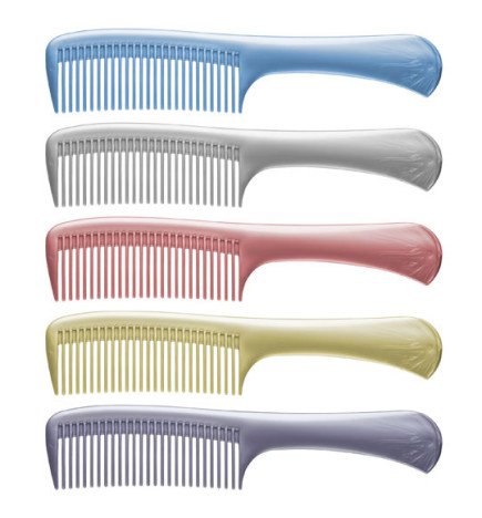 PEINE ESCARPIDOR DIFERENTES COLORES 22 CM