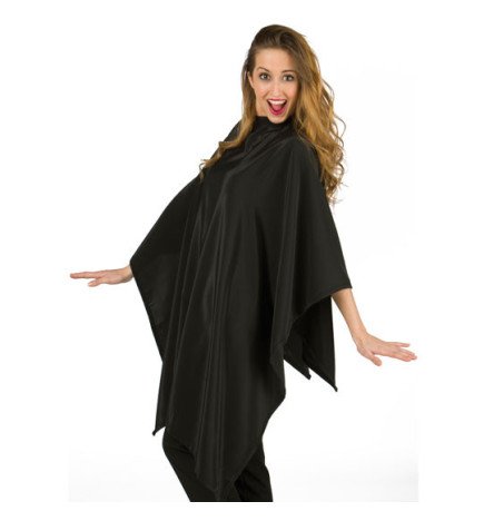 CAPA NEGRA PELUQUERIA 100% POLIESTER