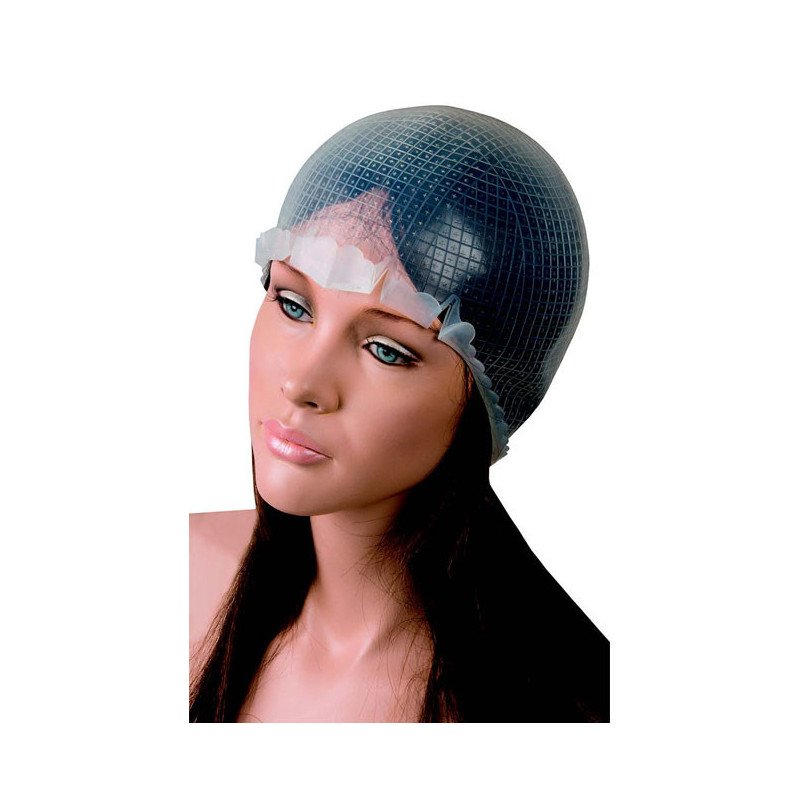 GORRO SILICONA PERFORADO CON GANCHILLO