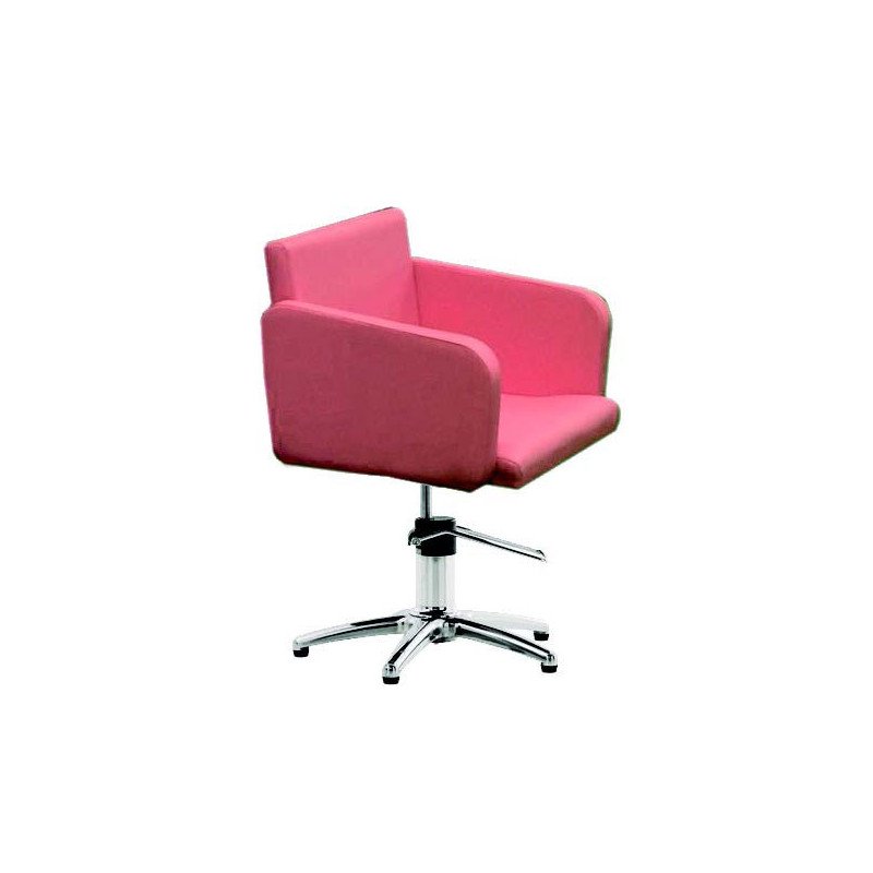 SILLA DE PELUQUERÍA PIN UP ROSA