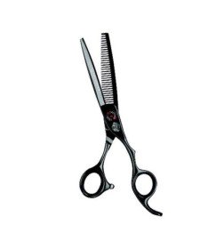 TIJERA ESCULPIR BARBERO CAPTAIN COOK BLACK RIPPER 6"