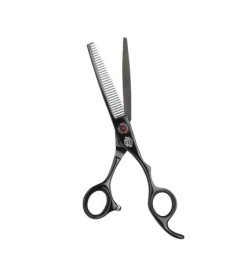 TIJERA ESCULPIR BARBERO CAPTAIN COOK MODELO BLACK RIPPER 6"