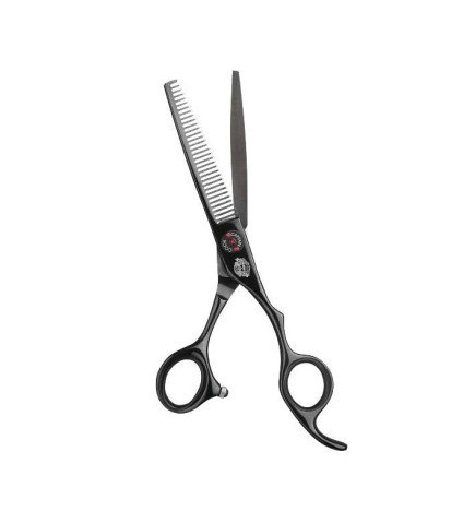 TIJERA ESCULPIR BARBERO CAPTAIN COOK MODELO BLACK RIPPER 6"