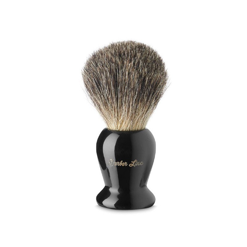 BROCHA BARBER LINE MANGO NEGRO
