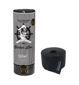 Pack de 5 rollos papel cuello negro Barber Line PREMIUM