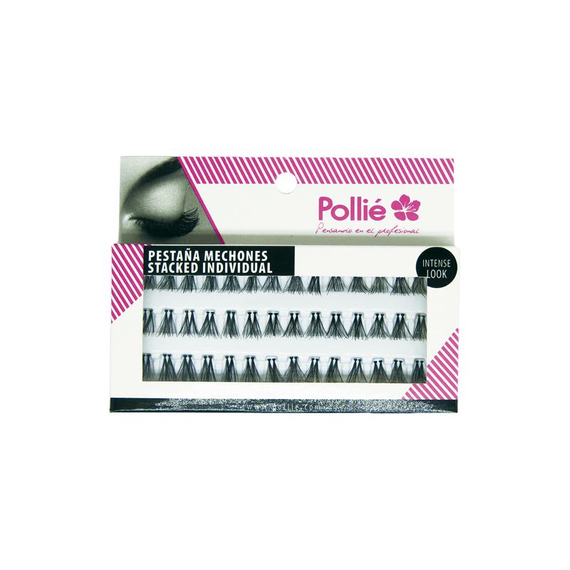 PESTAÑAS POLLIÉ INDIVIDUAL DUO MEDIAS NEGRAS