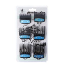 PACK 6 PEINES METÁLICOS MÁQUINA CORTE BLACK SAM