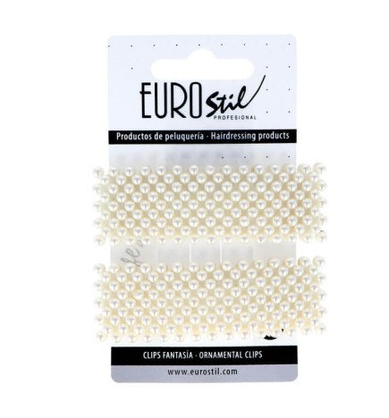 RANITAS DORADAS RECTANGULARES CON PERLAS 2 UDS
