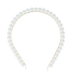 DIADEMA DORADA CON PERLAS 2 UDS