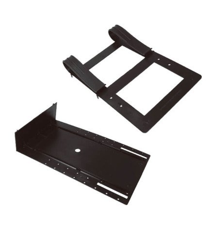 Caja de 2 enganches para respaldo lavacabezas