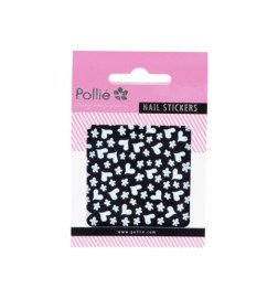 ADHESIVOS 3D CORAZONES BLANCOS NAIL ART
