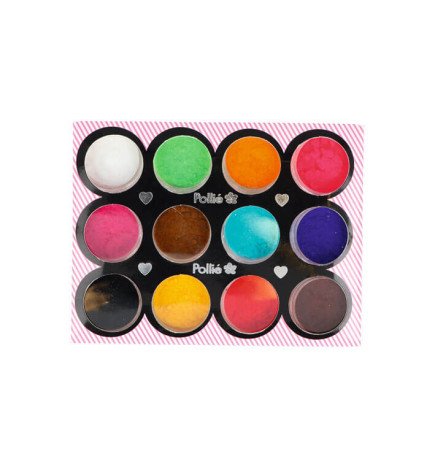 POLVOS DECORA NAIL ART SURTIDOS TERCIOPELO 0,5G X 12 COLORES