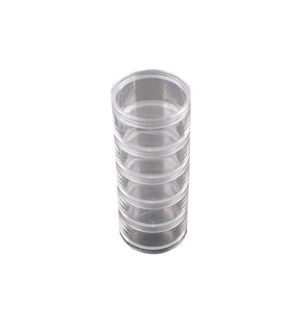 GODET PLASTICO TUBO 5 UDS