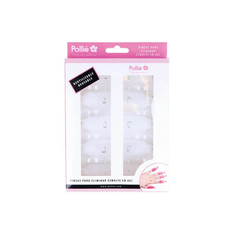 CLIPS BLANCOS SOAK OFF REMOVER 10 UDS