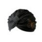 TURBANTE DECORADO NEGRO