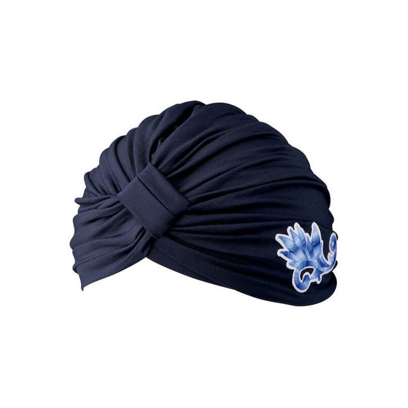 TURBANTE DECORADO AZUL