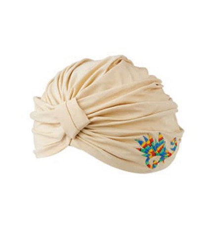 TURBANTE DECORADO BEIGE
