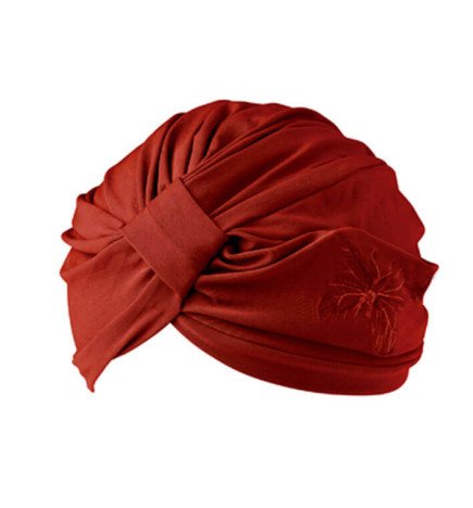 TURBANTE DECORADO GRANATE