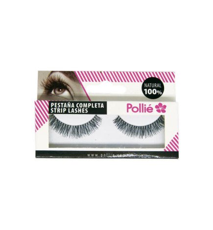 PESTAÑAS POLLIÉ 4 NEGRAS 100% NATURAL