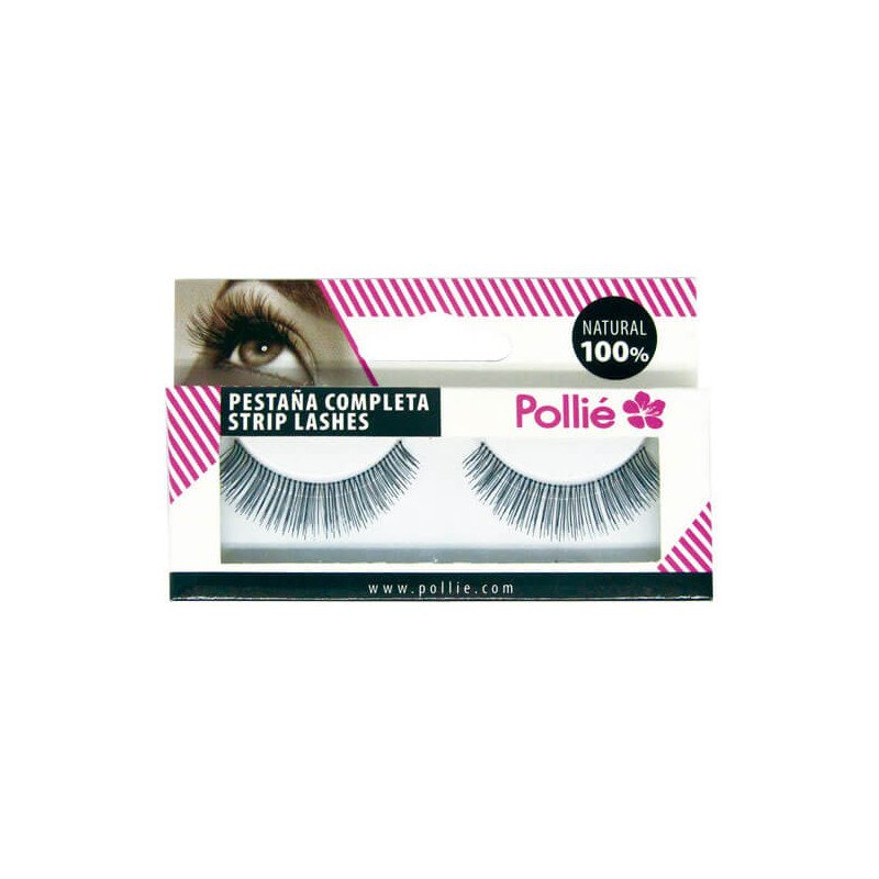 PESTAÑAS POLLIÉ 6 NEGRAS 100% NATURAL